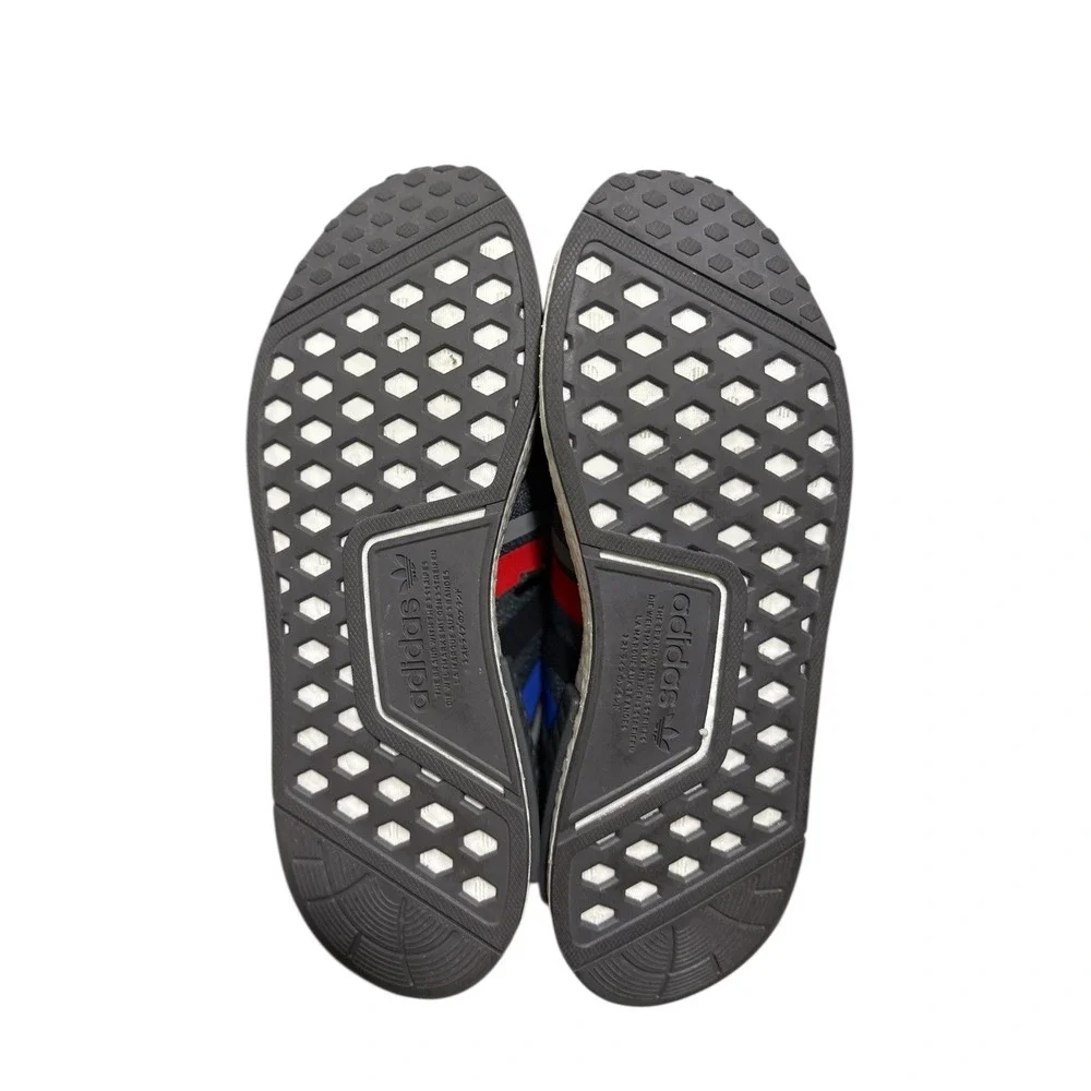 Adidas NMD_R1 'Grey Scarlet Blue' Sneakers‎ FZ5708 Men's Size 10